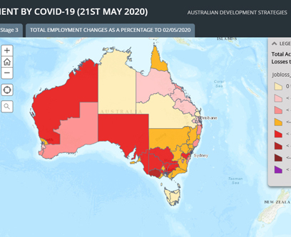 Impact on Australian Employment by COVID-19