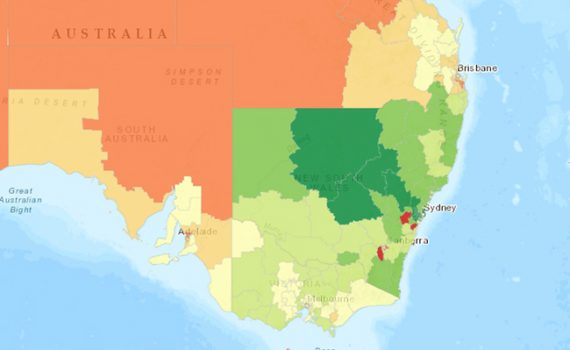 Covid Vax Map Update - Health Geographics Dr Jeanine McMullan has mapped, the distribution of those Australian 15 years and above.